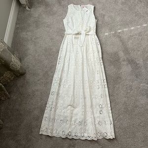White Lace Vineyard Vines Maxi Dress